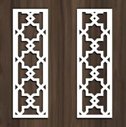 Design pattern screen panel