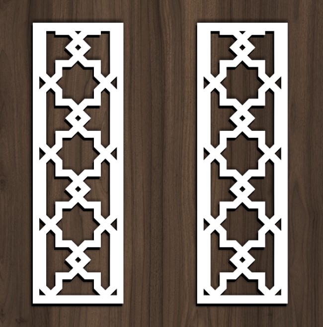 Design pattern screen panel