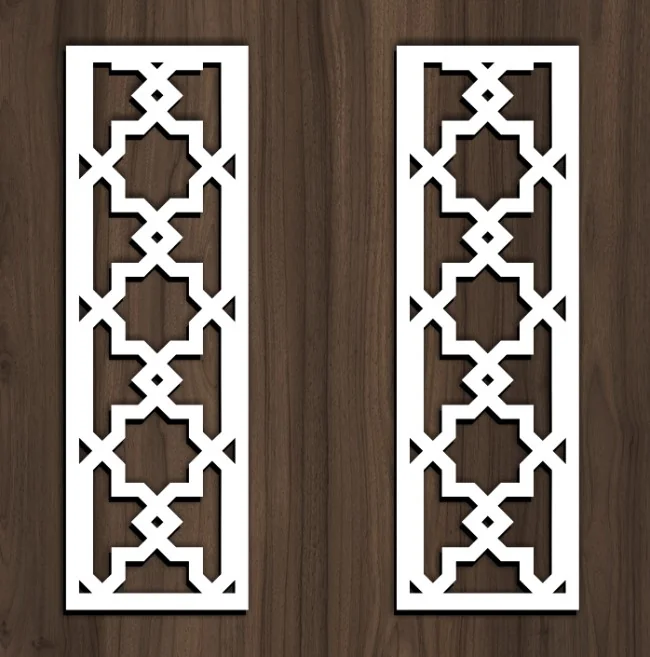 Design pattern screen panel