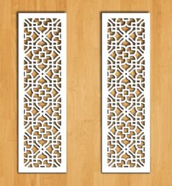 Design pattern screen panel