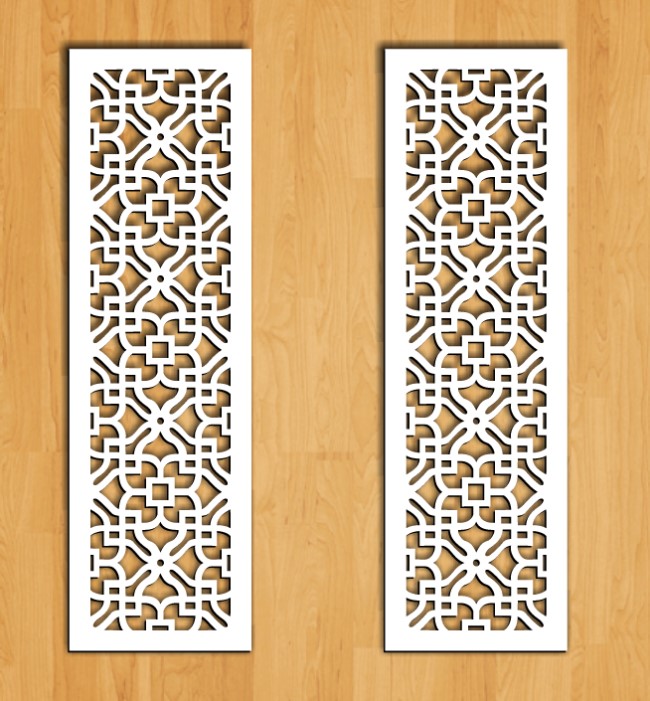 Design pattern screen panel