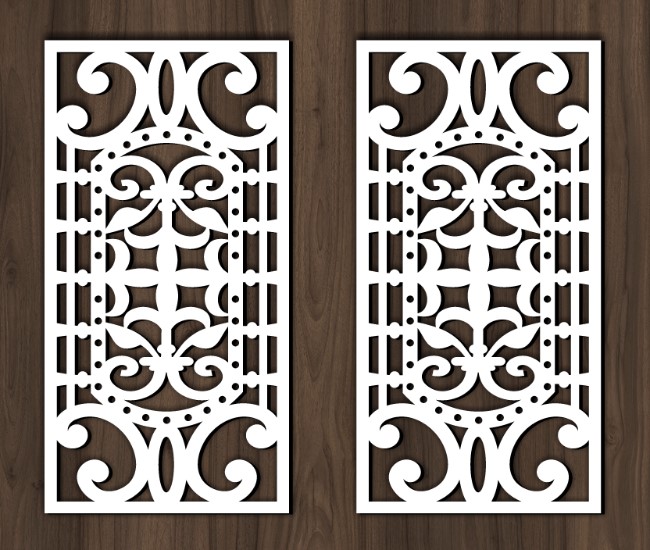 Design pattern screen panel