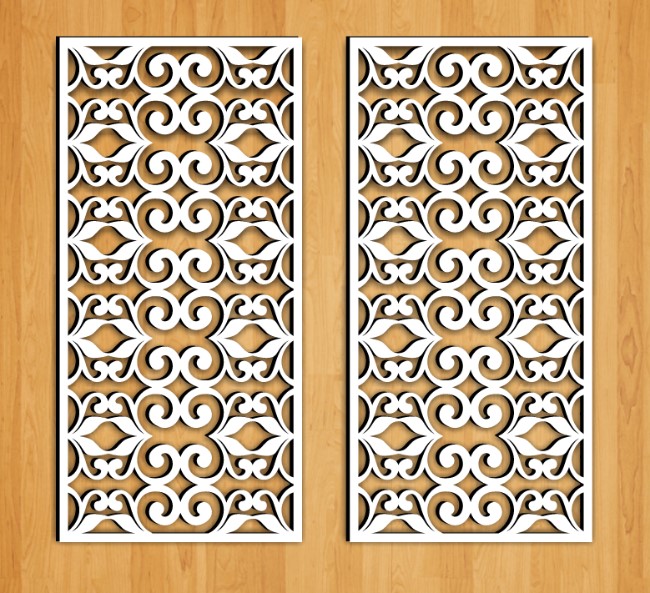 Design pattern screen panel