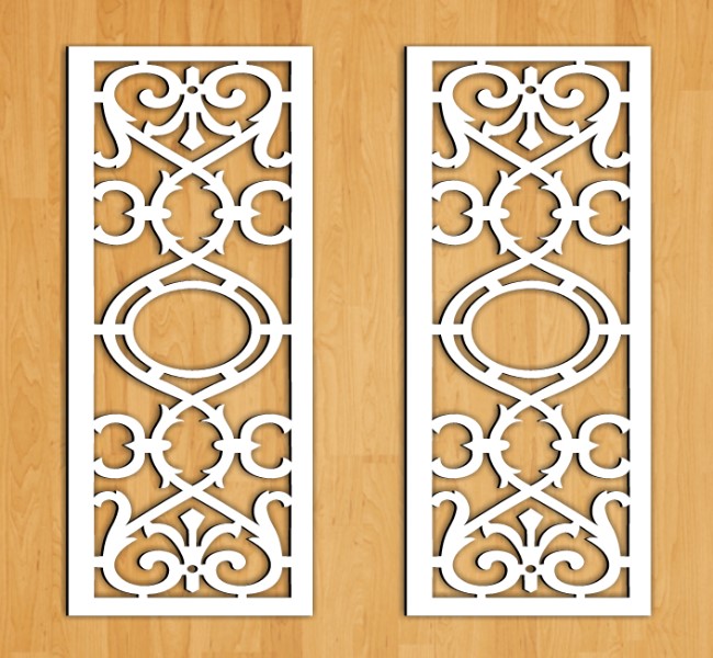 Design pattern screen panel