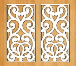 Design pattern screen panel