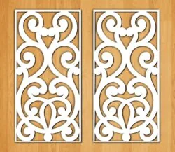 Design pattern screen panel