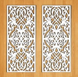 Design pattern screen panel