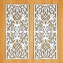 Design pattern screen panel