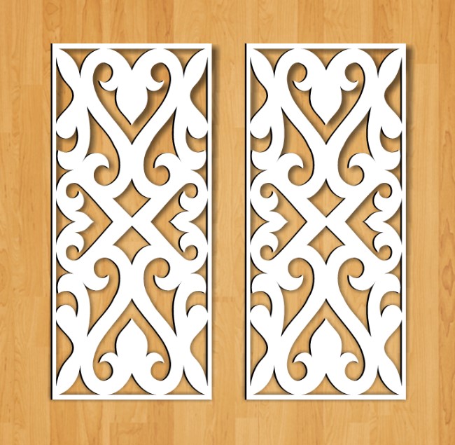 Design pattern screen panel