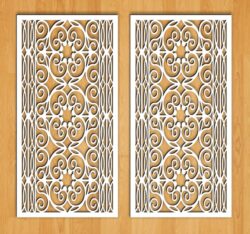 Design pattern screen panel