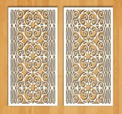 Design pattern screen panel