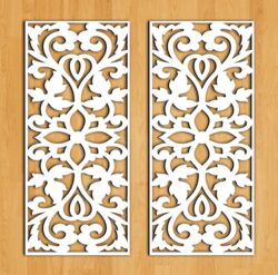 Design pattern screen panel