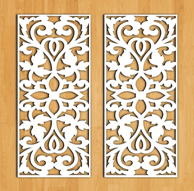 Design pattern screen panel