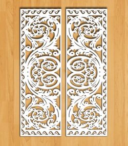 Design pattern screen panel