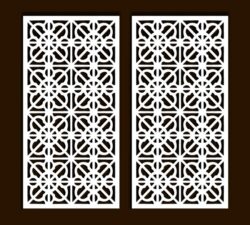 Design pattern screen panel