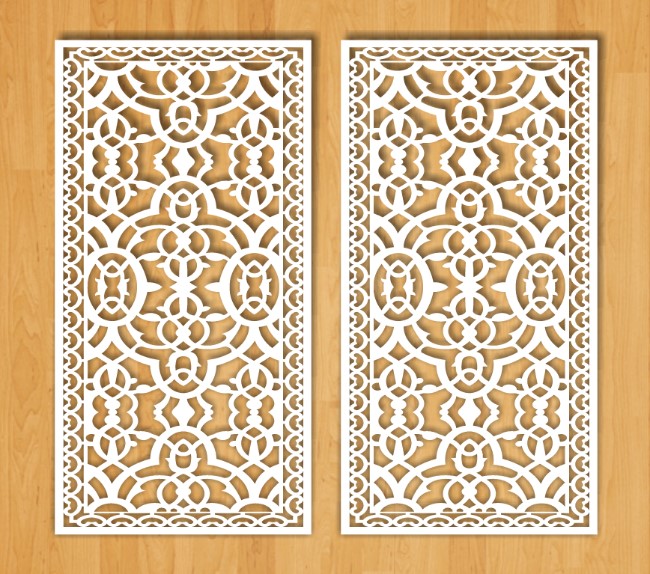 Design pattern screen panel