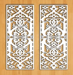 Design pattern screen panel