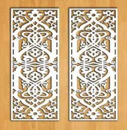 Design pattern screen panel