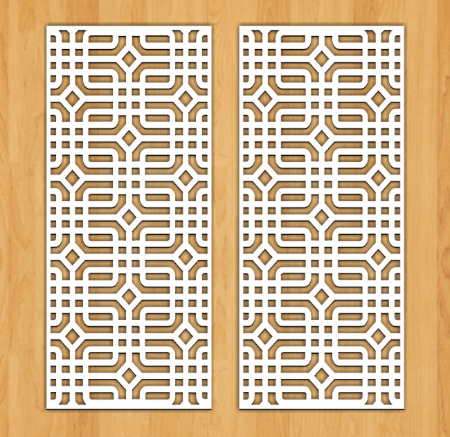 Design pattern screen panel