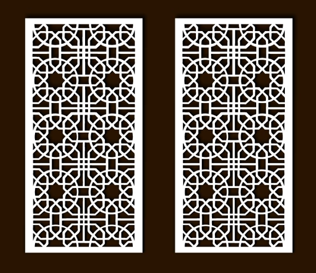 Design pattern screen panel