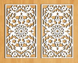 Design pattern screen panel