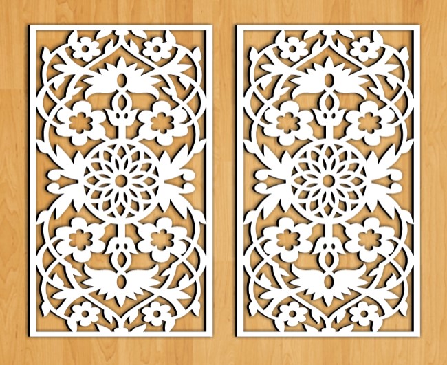 Design pattern screen panel