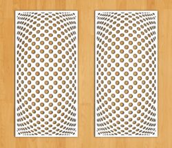 Design pattern screen panel