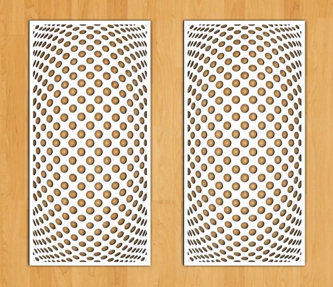 Design pattern screen panel