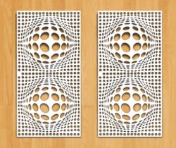 Design pattern screen panel