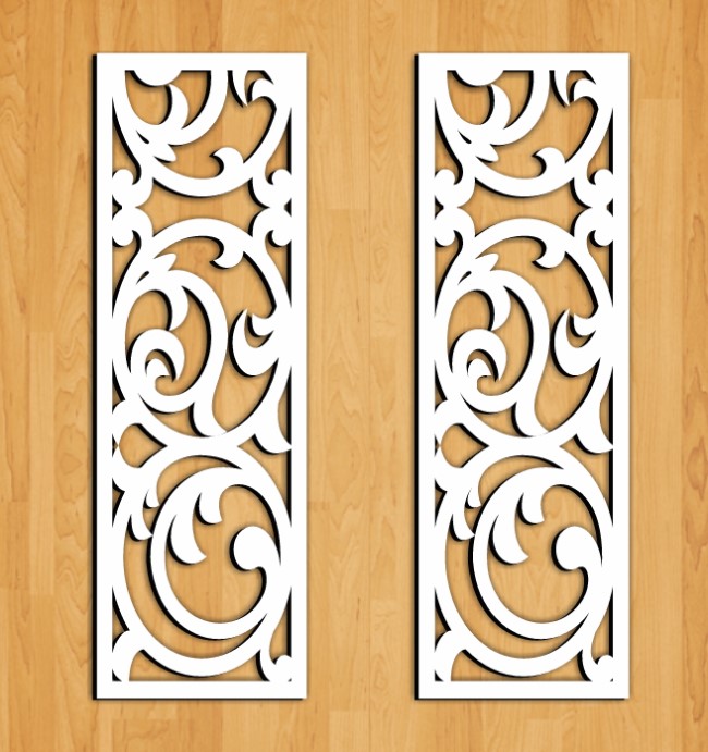 Design pattern screen panel