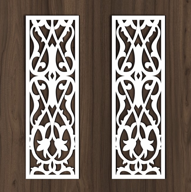 Design pattern screen panel