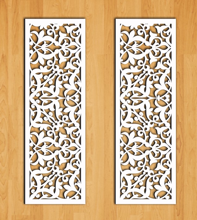 Design pattern screen panel