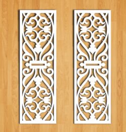 Design pattern screen panel