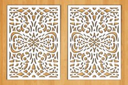 Design pattern screen panel