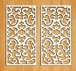 Design pattern screen panel