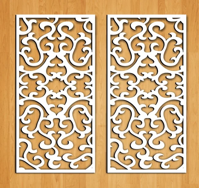 Design pattern screen panel