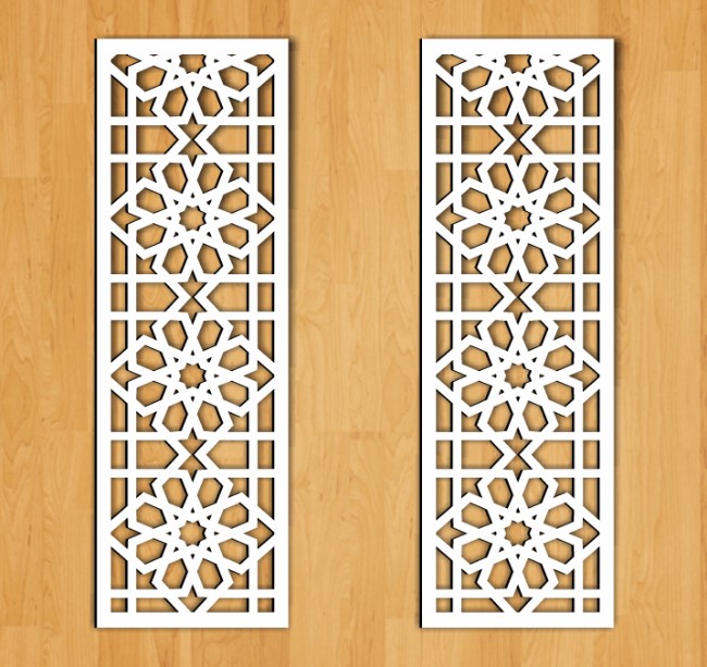 Design pattern screen panel