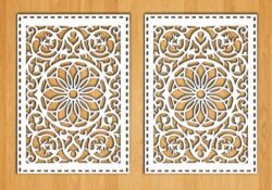 Design pattern screen panel