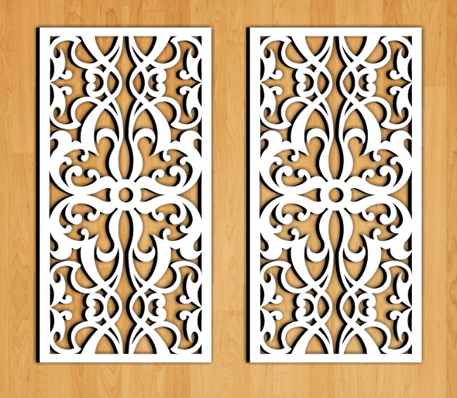 Design pattern screen panel