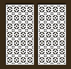 Design pattern screen panel