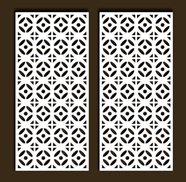 Design pattern screen panel