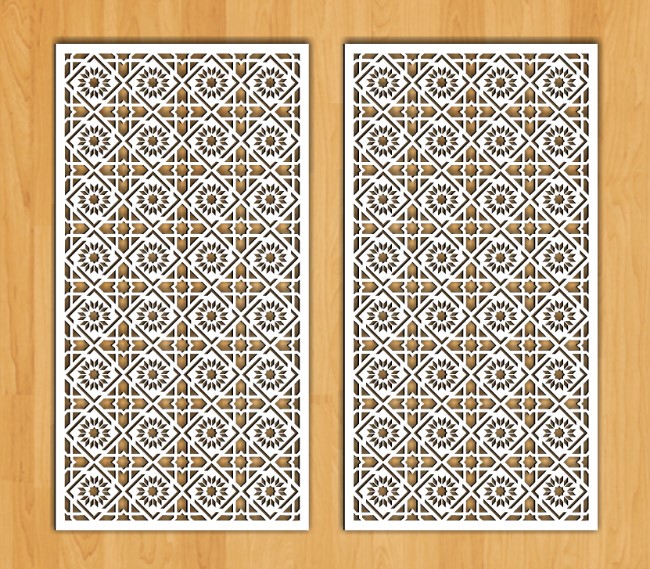 Design pattern screen panel