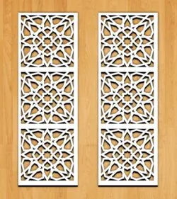 Design pattern screen panel