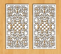 Design pattern screen panel