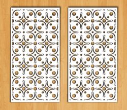 Design pattern screen panel