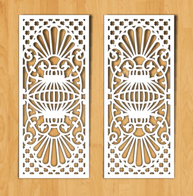 Design pattern screen panel