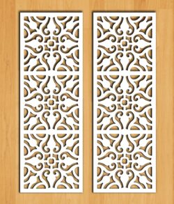 Design pattern screen panel