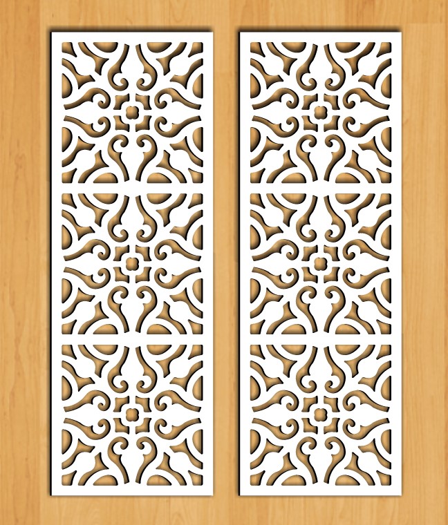 Design pattern screen panel