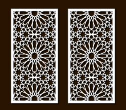 Design pattern screen panel