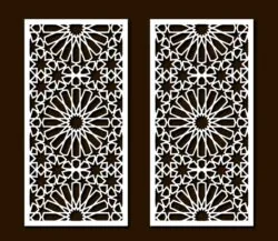 Design pattern screen panel